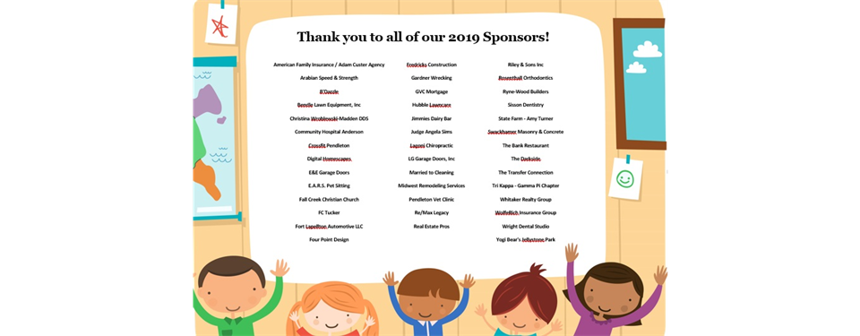 Thank you 2019 sponsors!